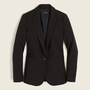 J.Crew 'Parke' Black Wool Blazer Size 6